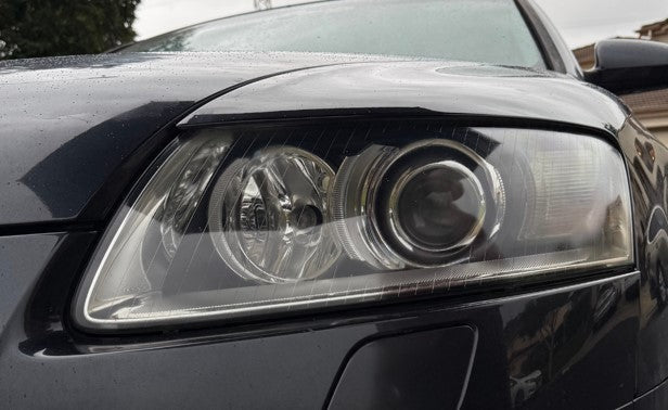 Headlight after restoration